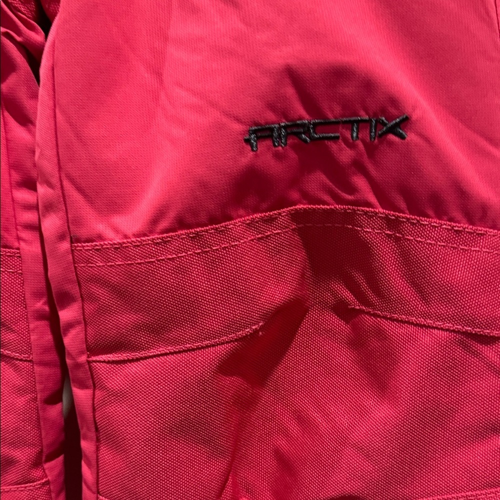 Arctix Kids Dark Pink Snow Pants - Picture 6 of 10